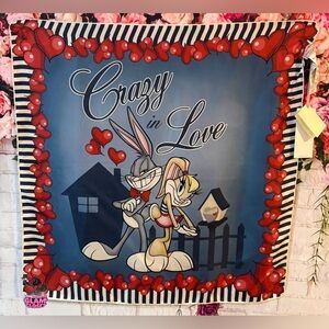 Kids Floral Italian monnalisa Silk Scarf with Cartoon Accents✨🎀